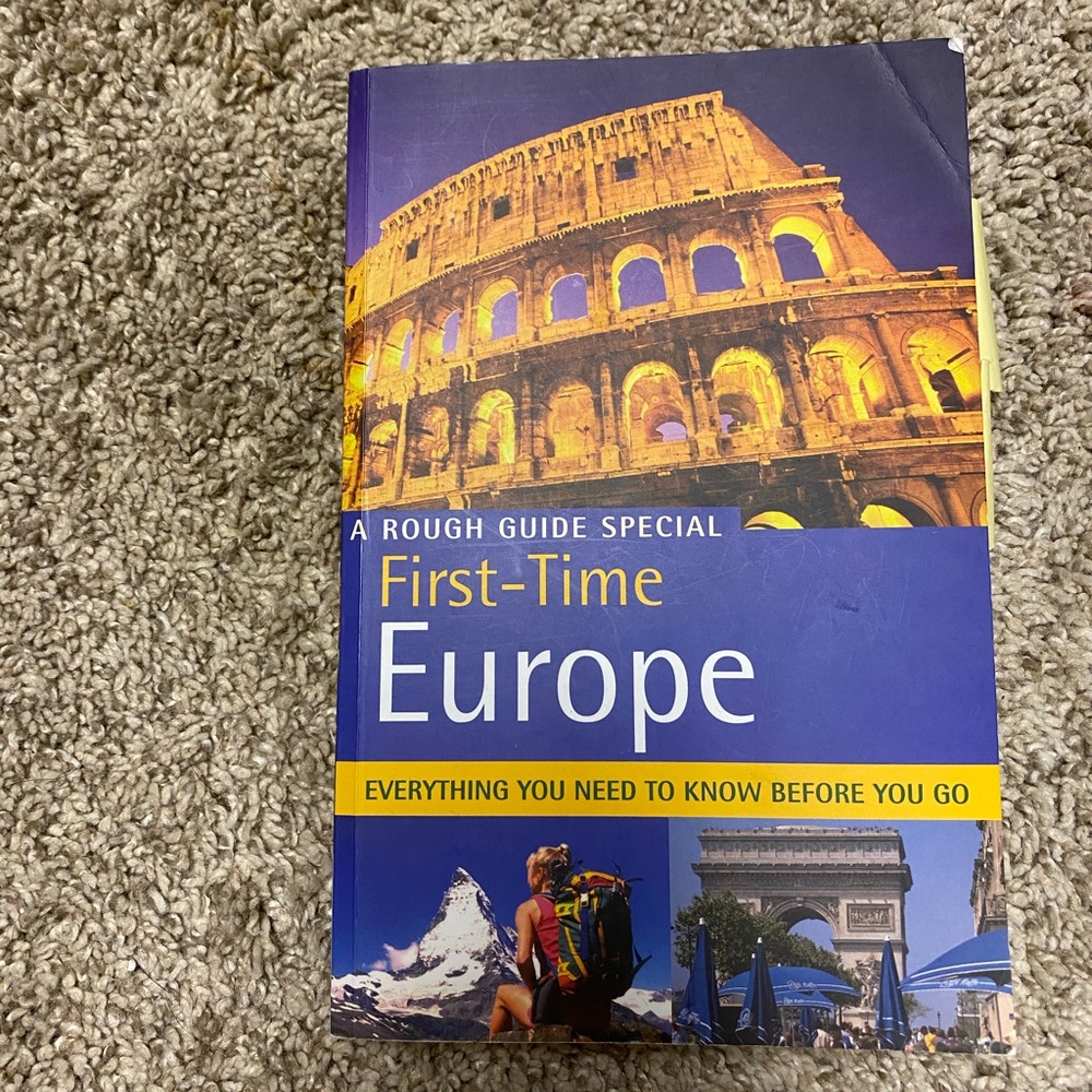 Book of a guide to Europe
